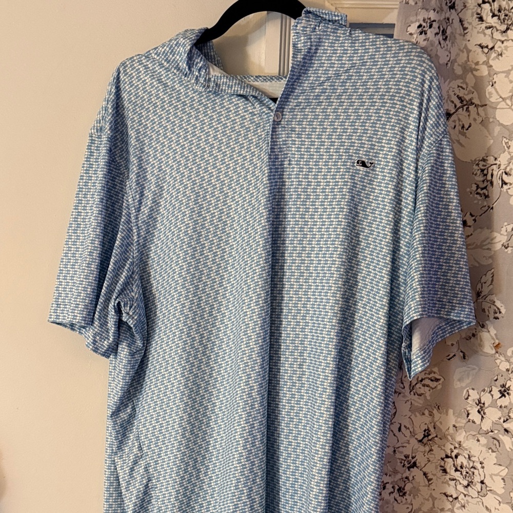 Vineyard Vines Light Blue Polo Shirt